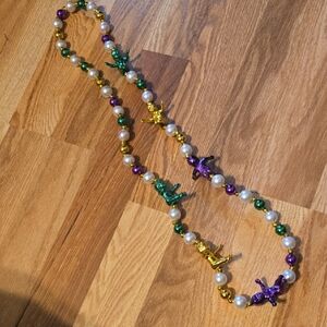 Colorful Beaded Necklace with Figurines